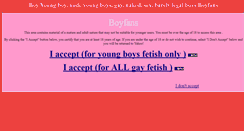 Desktop Screenshot of boyfans.com